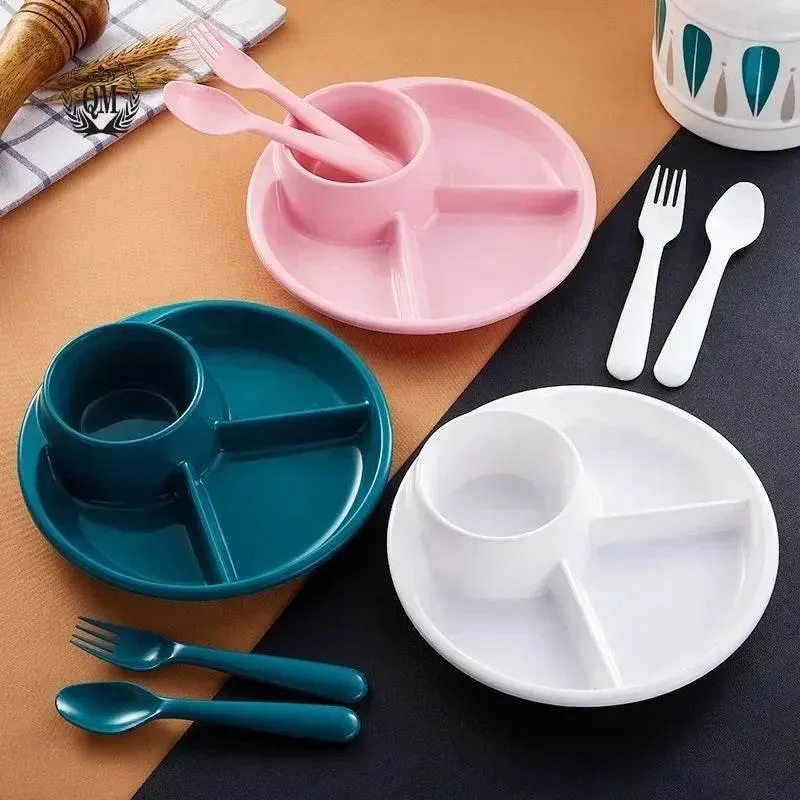 Portion Control Divided Meal Planner Plate - Healthy Eating Guide