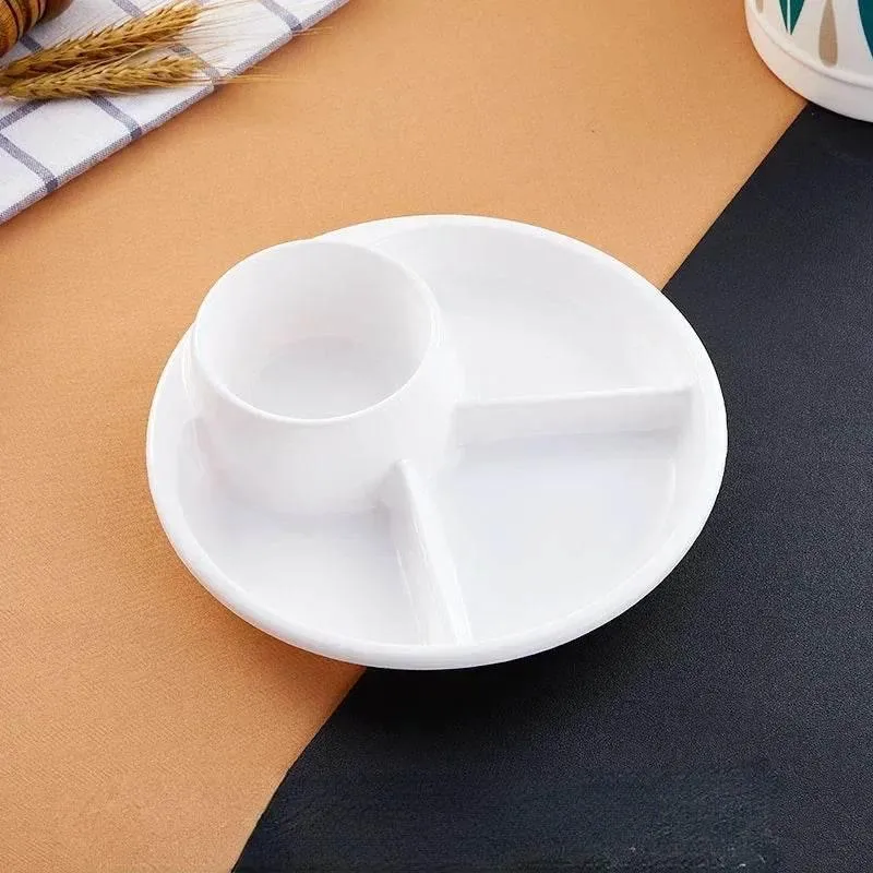 Portion Control Divided Meal Planner Plate - Healthy Eating Guide