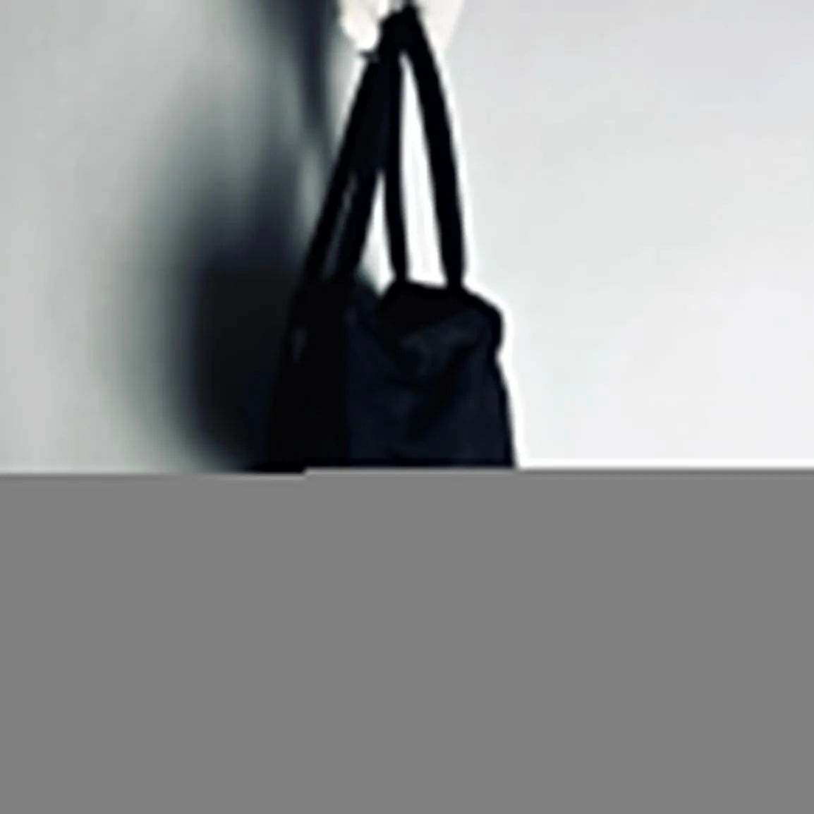 Prada Black Tessuto Classic Monogram Logo Shopper City Nylon Shoulder Tote Bag