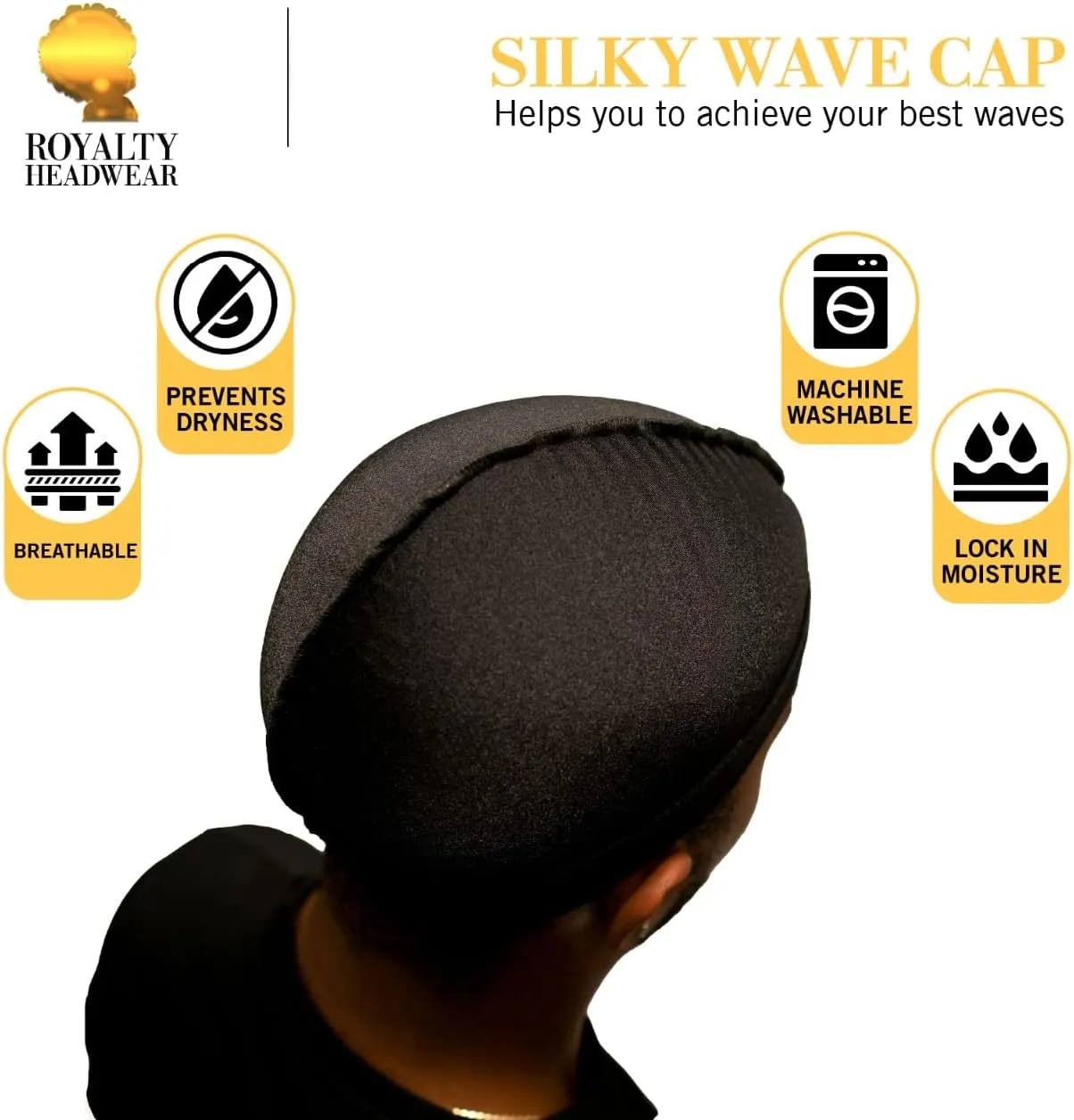 Premium Wave Cap, The Best Wave Cap for for 360, 540, and 720 Waves.