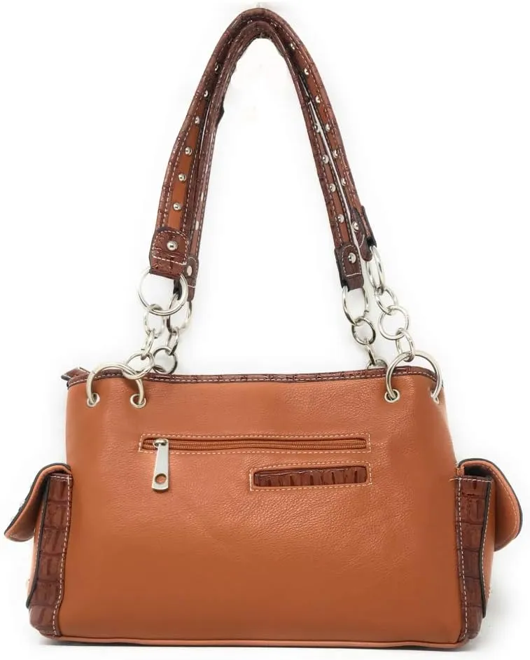 Premium Western Women's Angel Wings Cross Handbag Messenger Bag Wallet and Set