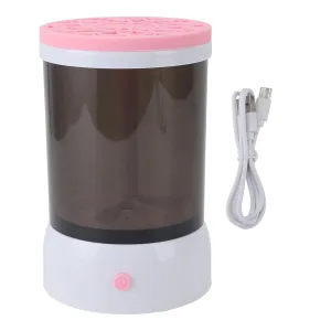 Professional Makeup Brush Cleaner Machine,USB Visible Quick Dry, Automatic and Portable Electric Cleaner for All Size Brushes (Pink)