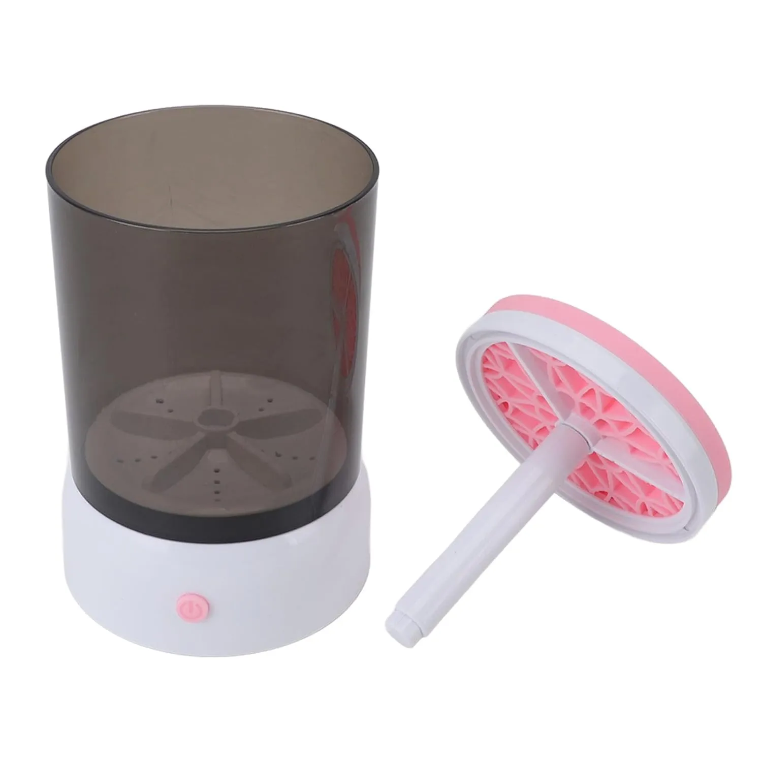 Professional Makeup Brush Cleaner Machine,USB Visible Quick Dry, Automatic and Portable Electric Cleaner for All Size Brushes (Pink)