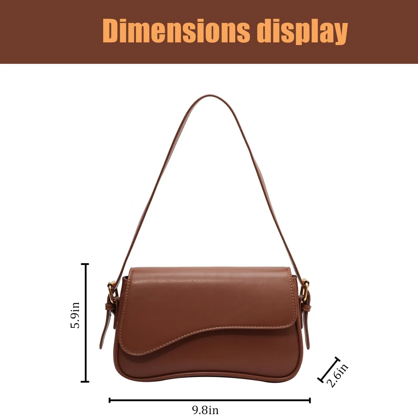 PU Leather Tote Bag for Women with 2 Removable Straps and Zipper Closure