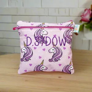 Purple Unicorn Personalized Reusable Food Bag