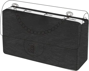 Purse Pillow Insert for Chanel Classic Flap Bags, Memory Foam Bag Pillow, Luxury Handbag Tote Shaper, Keep Bag in Shape (Mini 20,Black)