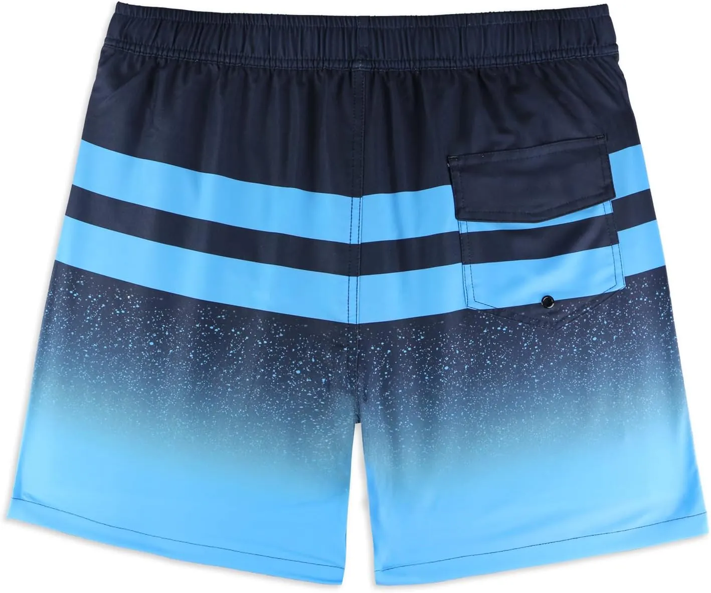 QRANSS Mens Swim Trunks with Compression Lined 7'' Swim Shorts Quick Dry Swimwear Boardshorts with Boxer Brief Liner