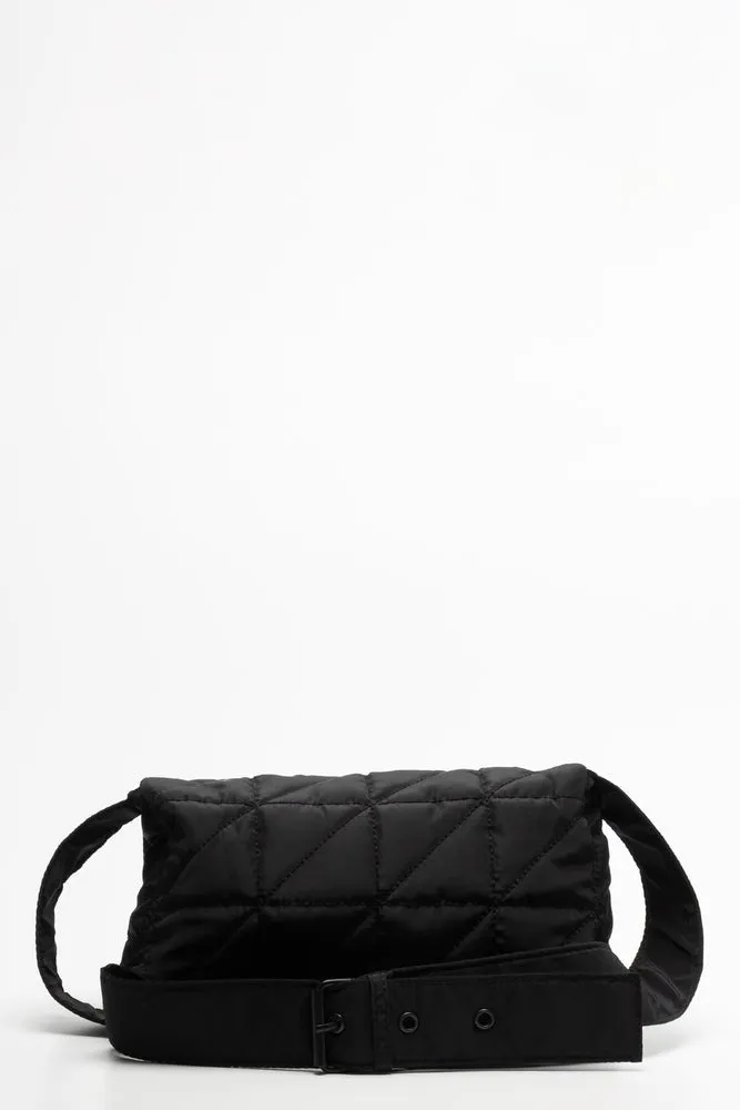 Quilted Crossbody Bag Black