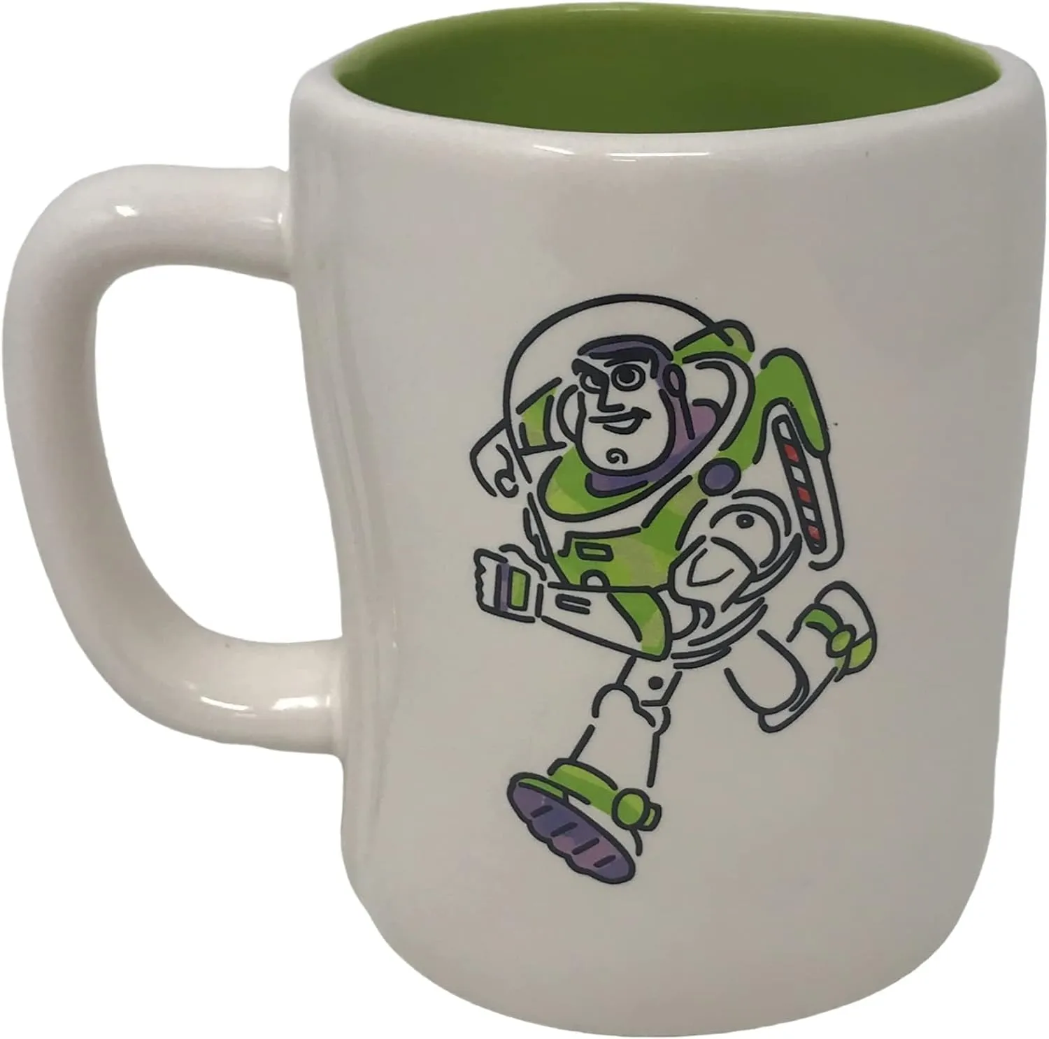Rae Dunn Buzz Lightyear Coffee Mug, BUZZ LIGHTYEAR - Green Interior