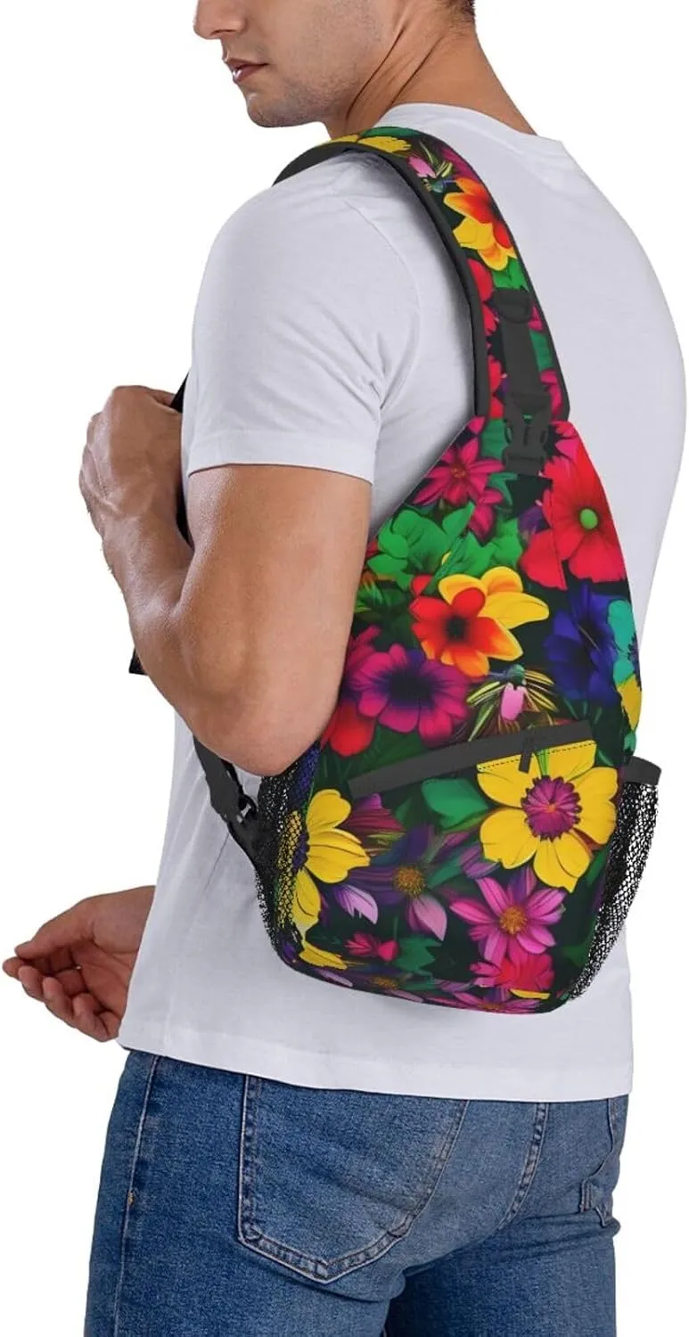 Red Wine Cellar Unisex Daypack Chest Pack â€“ Lightweight & Stylish Hiking Rucksack, Versatile Messenger Bag