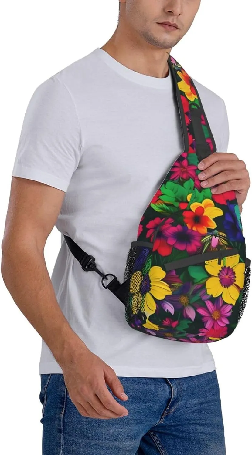 Red Wine Cellar Unisex Daypack Chest Pack â€“ Lightweight & Stylish Hiking Rucksack, Versatile Messenger Bag