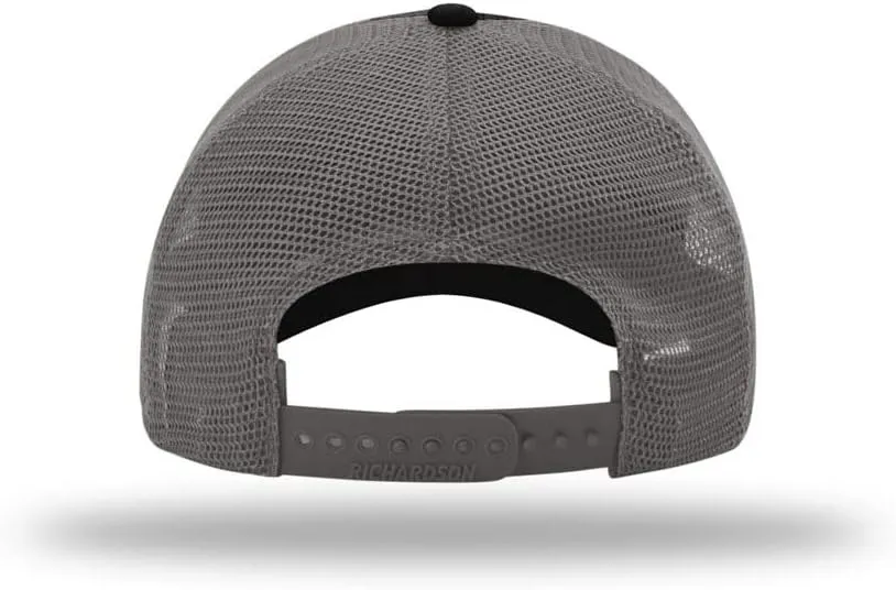 Richardson 111 Garment Washed Trucker Snapback Hat Bundle with THP Cap Catcher