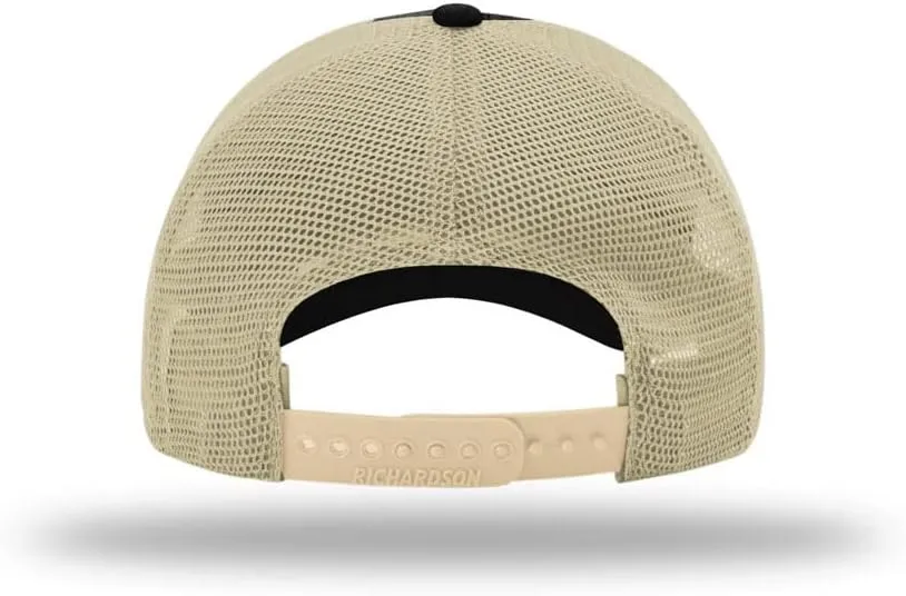 Richardson 111 Garment Washed Trucker Snapback Hat Bundle with THP Cap Catcher