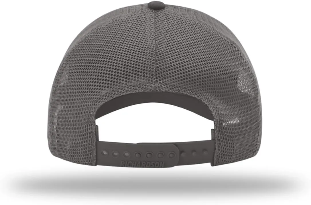 Richardson 111 Garment Washed Trucker Snapback Hat Bundle with THP Cap Catcher