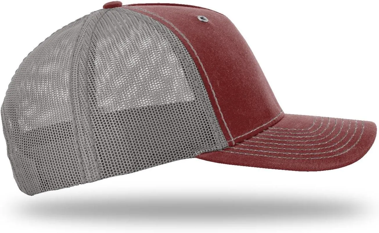 Richardson 112WH Hawthorne Rugged Waxed-Cotton Trucker Hat Bundle with THP Cap Catcher