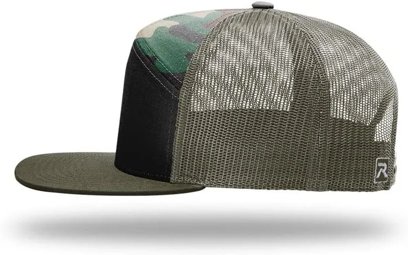 Richardson 168 Hi-Pro Trucker Snapback Cap Bundle with THP Cap Catcher