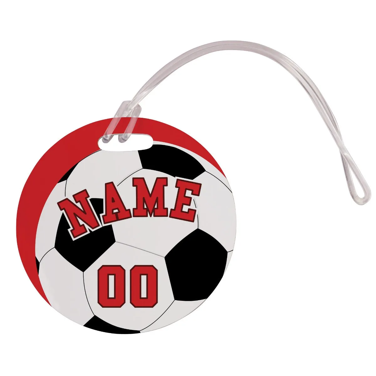 Round Sports Bag Tag For Him
