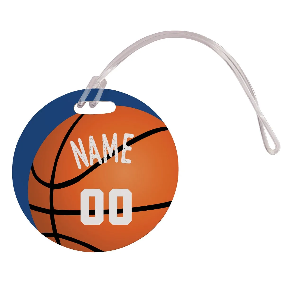 Round Sports Bag Tag For Him