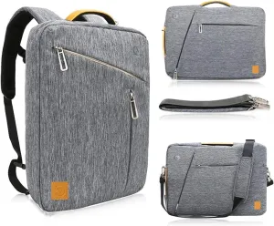 ROXIE Convertible Laptop Backpack Shoulder Bag Compatible with MacBook Pro 14, Surface Laptop, Zenbook 14, Envy 14, Swift 5