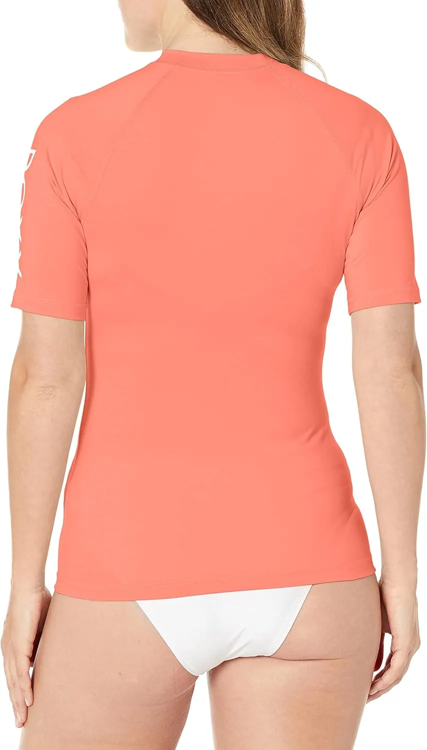 Roxy Women's Short Sleeve Rashguard – UPF 50 , Compression Fit, Surf, Hiking, Yoga, Quick-Dry