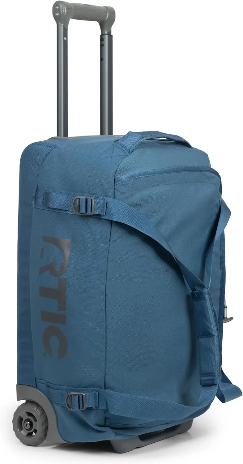 RTIC Road Trip Rolling Duffle Bag with Wheels for Men and Women, Traveling Tote for Camp, Travel, Gym, Weekender, Camping, Overnight Carry On, Sports, Spacious, Water Resistant, Large, Storm