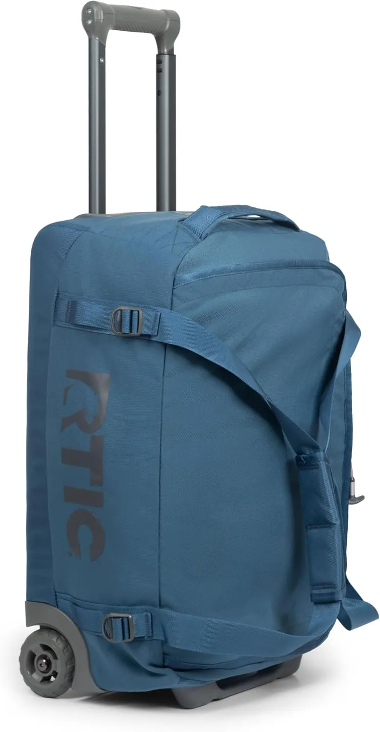 RTIC Road Trip Rolling Duffle Bag with Wheels for Men and Women, Traveling Tote for Camp, Travel, Gym, Weekender, Camping, Overnight Carry On, Sports, Spacious, Water Resistant, Large, Storm
