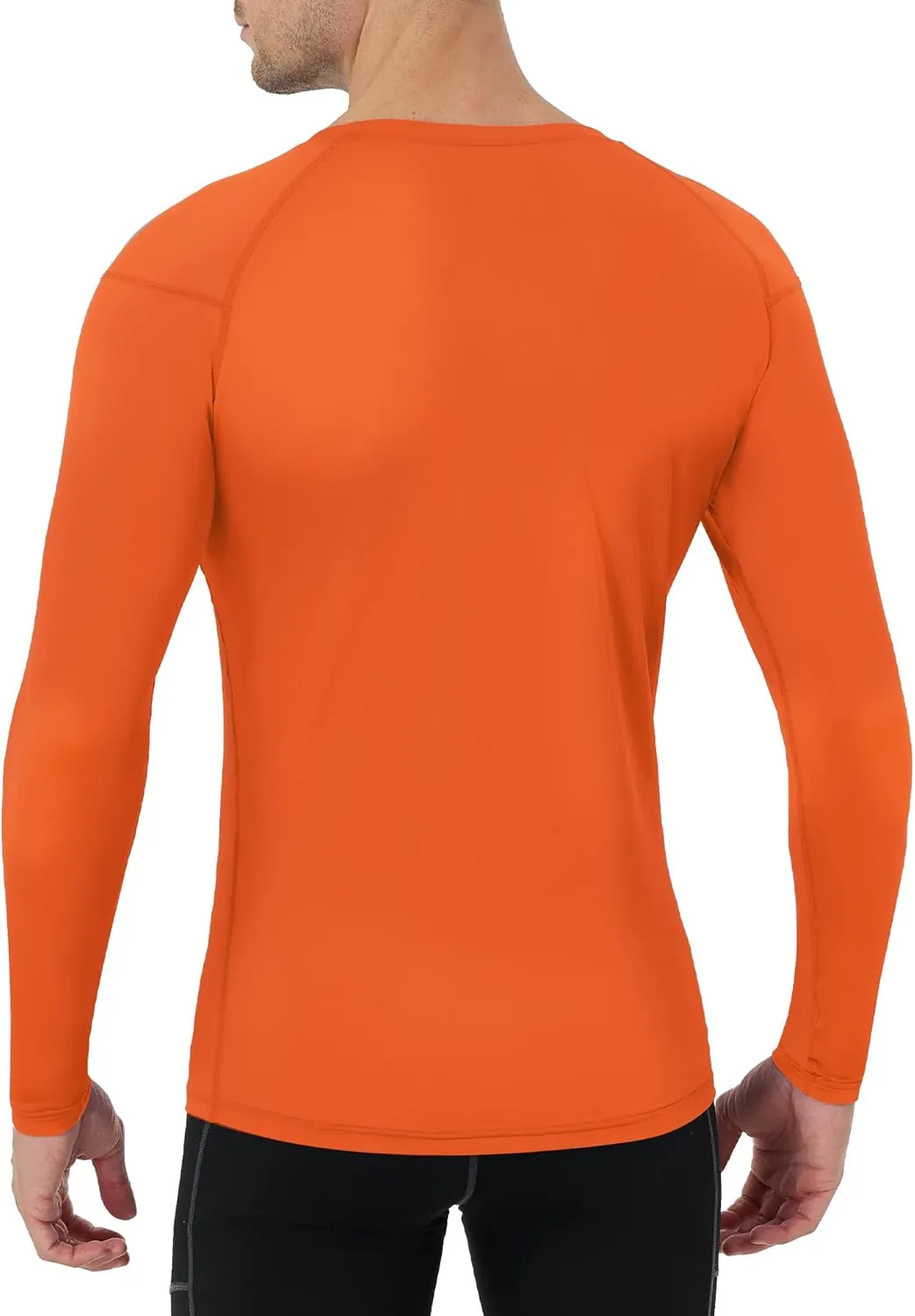 Runhit Long Sleeve Compression Shirts for Men, UPF 50  Men's Compression Shirts, Running Athletic Workout Base Layer