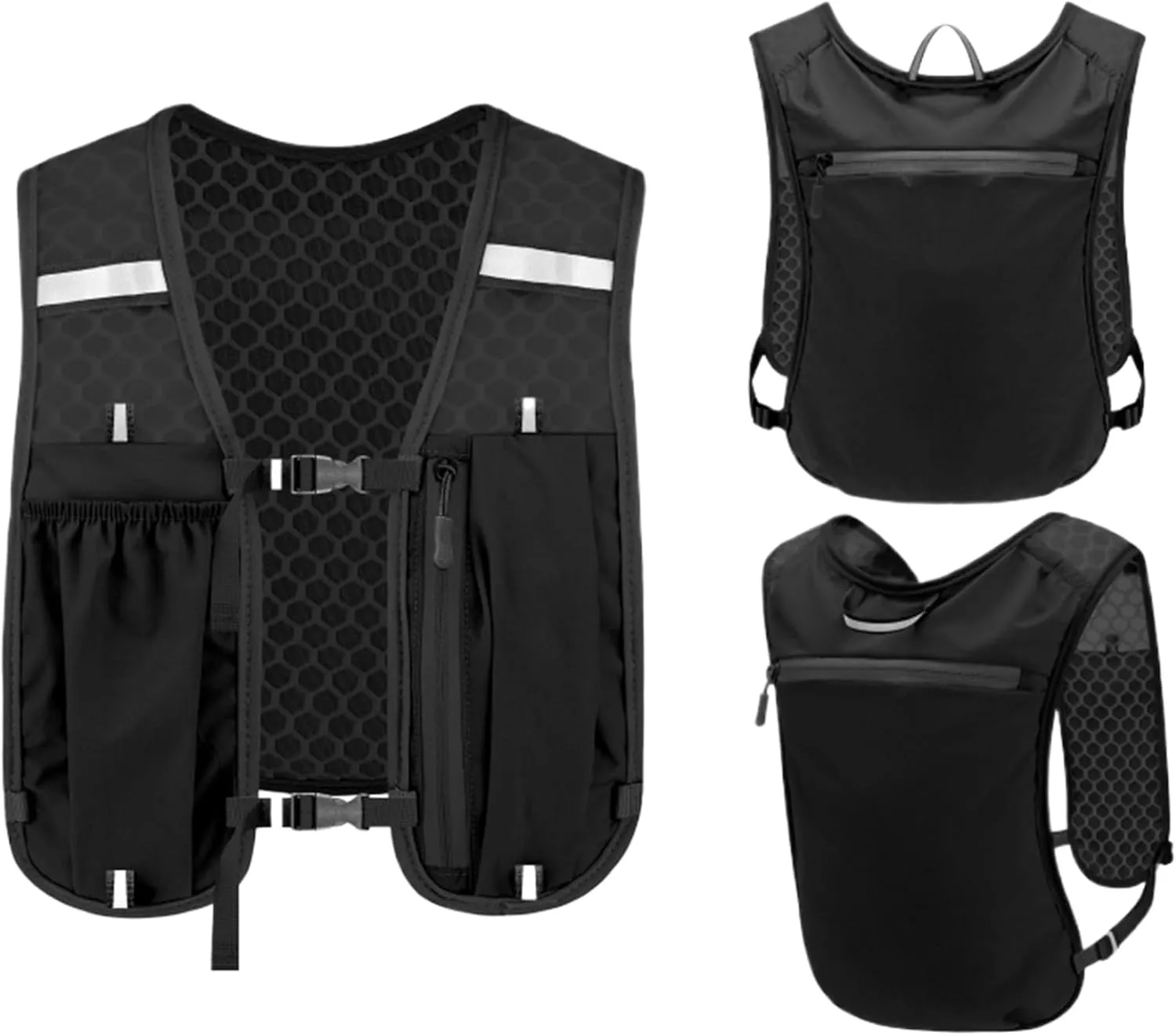 Running Hydration Vest - Lightweight Water Bladder Vest Pack with Phone Chest Pocket | Stable Running Gear for Women, Hiking marthon Race Trail Cycling Outdoor Camping Hydration Backpack