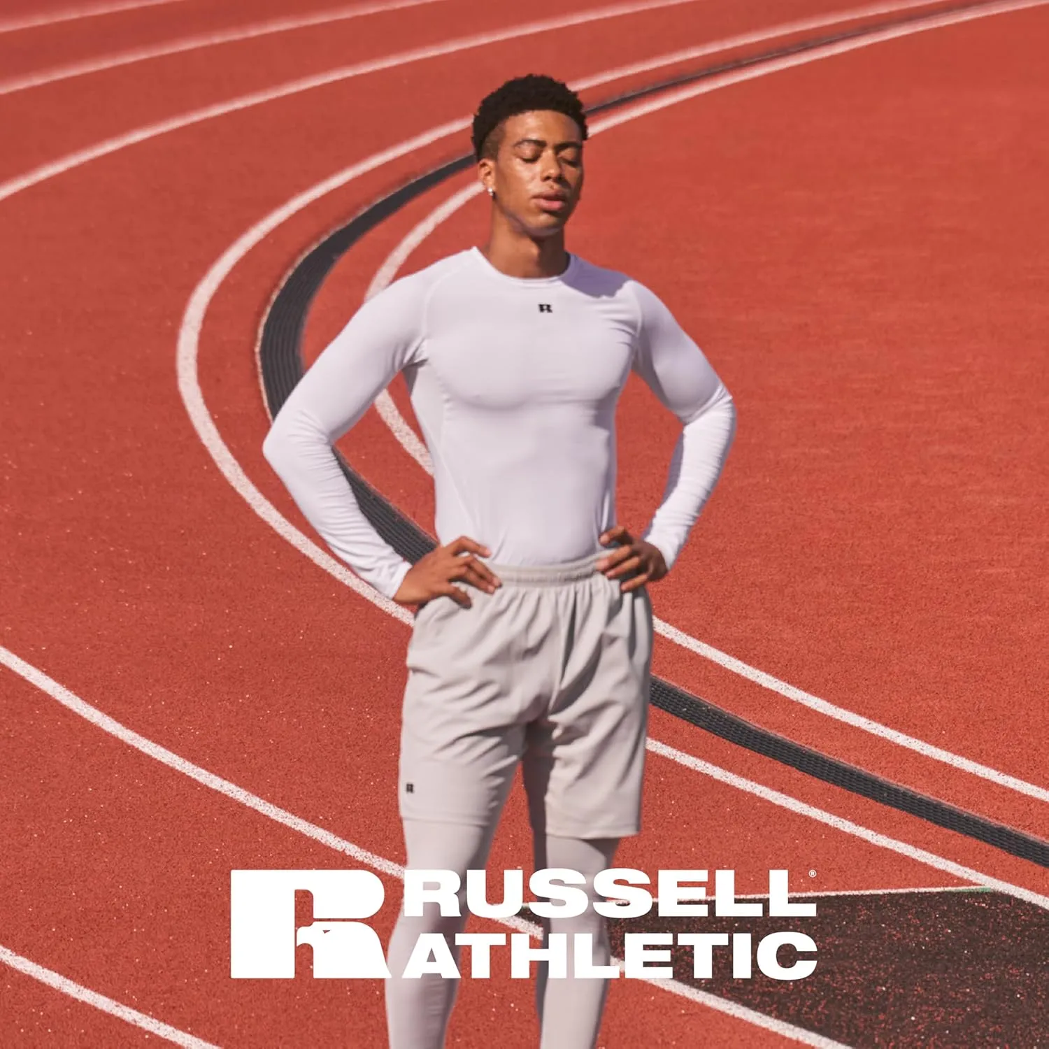 Russell Athletic Men's Long Sleeve Compression Tee