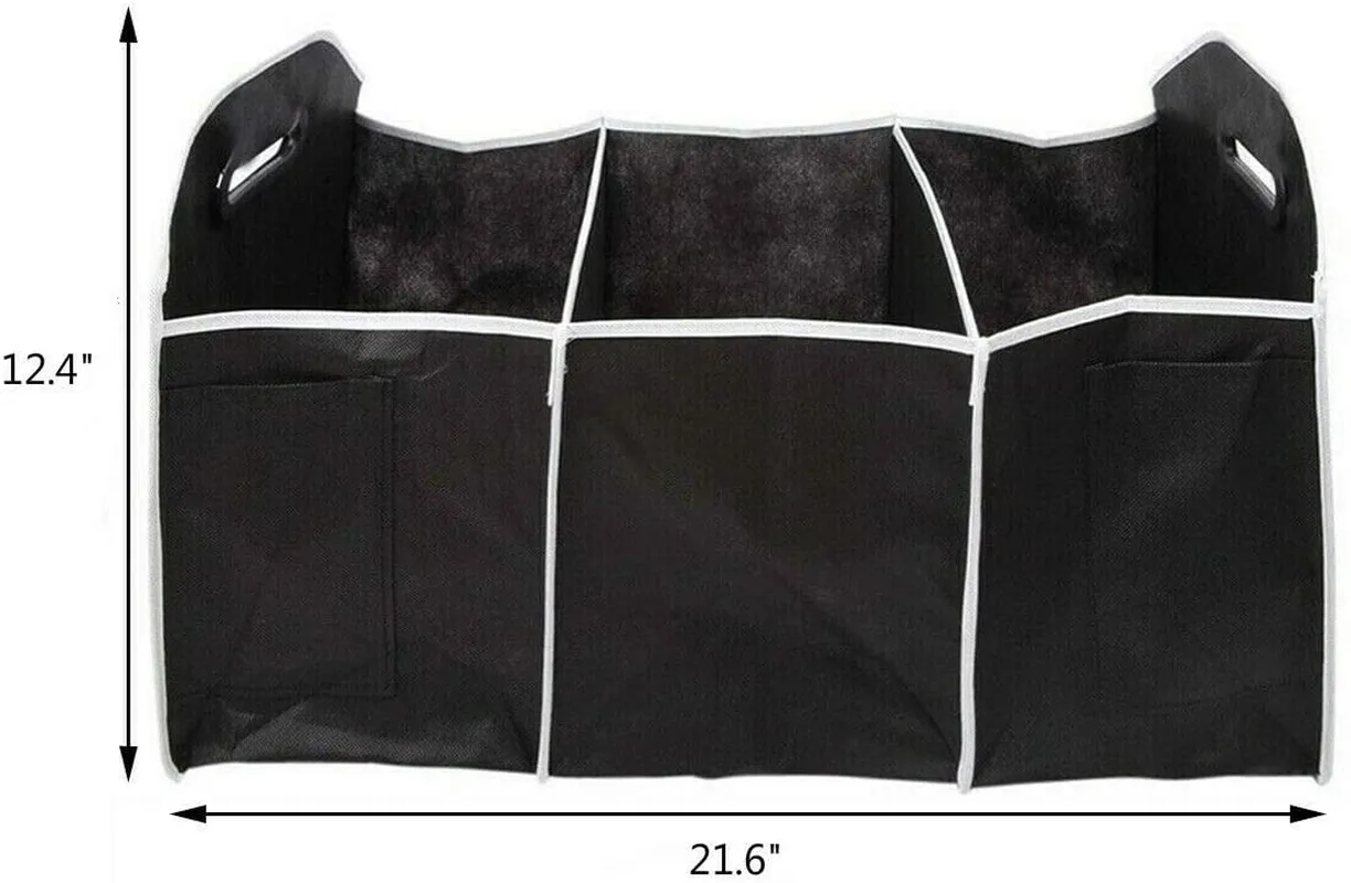 Rynx | Extra Large Luggage Organizer and Collapsible Storage with 3 Compartments