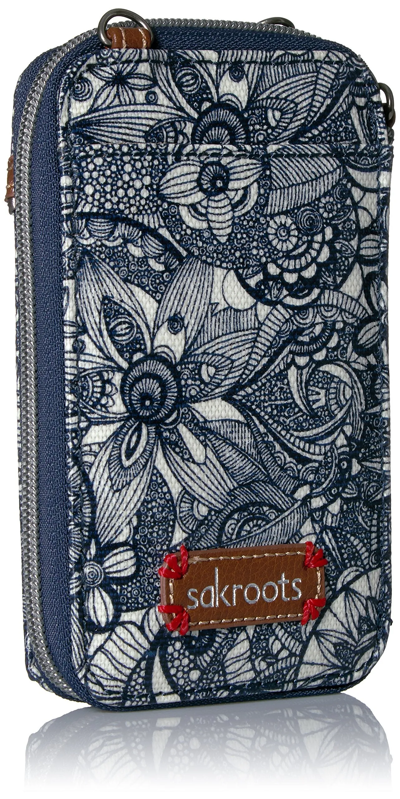 Sakroots Artist Circle Smartphone Wristlet Convertible Cross Body Bag