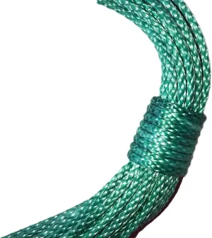 Samson Amsteel Blue Rope 7/64" Diameter, Multiple Lengths and Colors, Dyneema Fiber HMPE, High Strength, Low Stretch, 1600lb Average Tensile Strength (50 ft. Hank, Green)