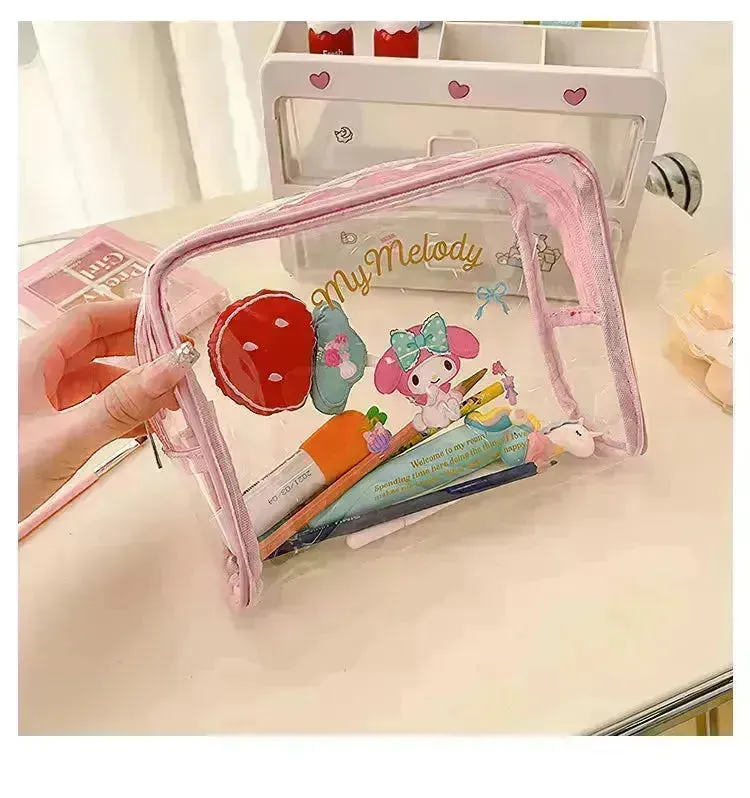 Sanrio Transparent Makeup Bag