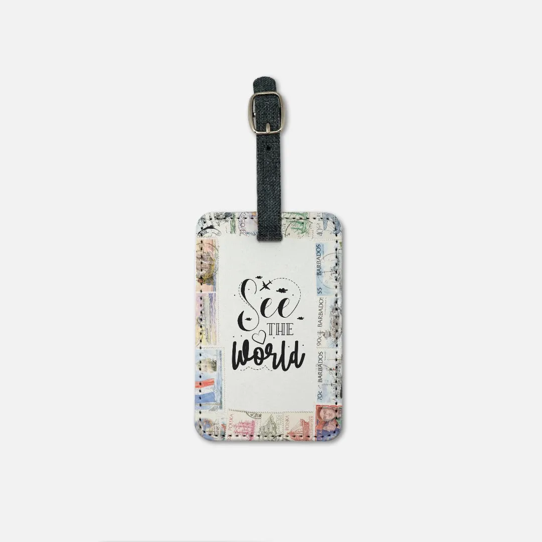 See The World Luggage Tag w/Buckle