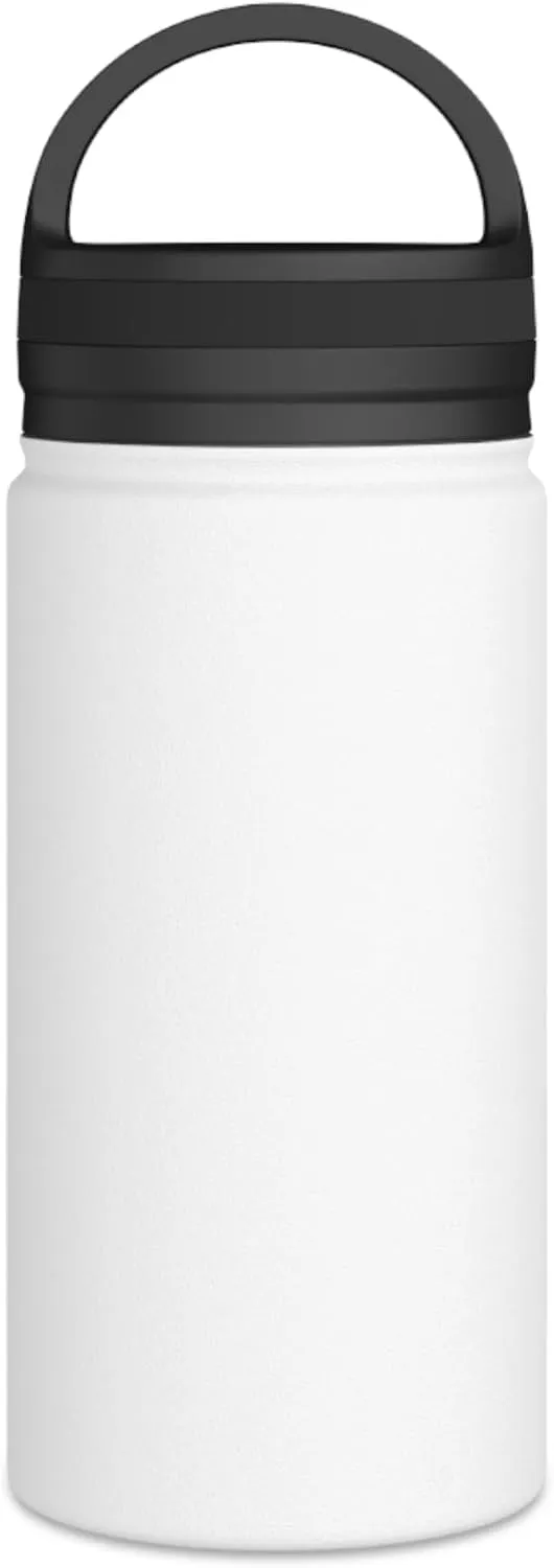 Sergeant Major's Hydration: Insulated Water Bottle – Stainless Steel, Handle Lid, Perfect Military Gift, 12oz, 18oz, 32oz