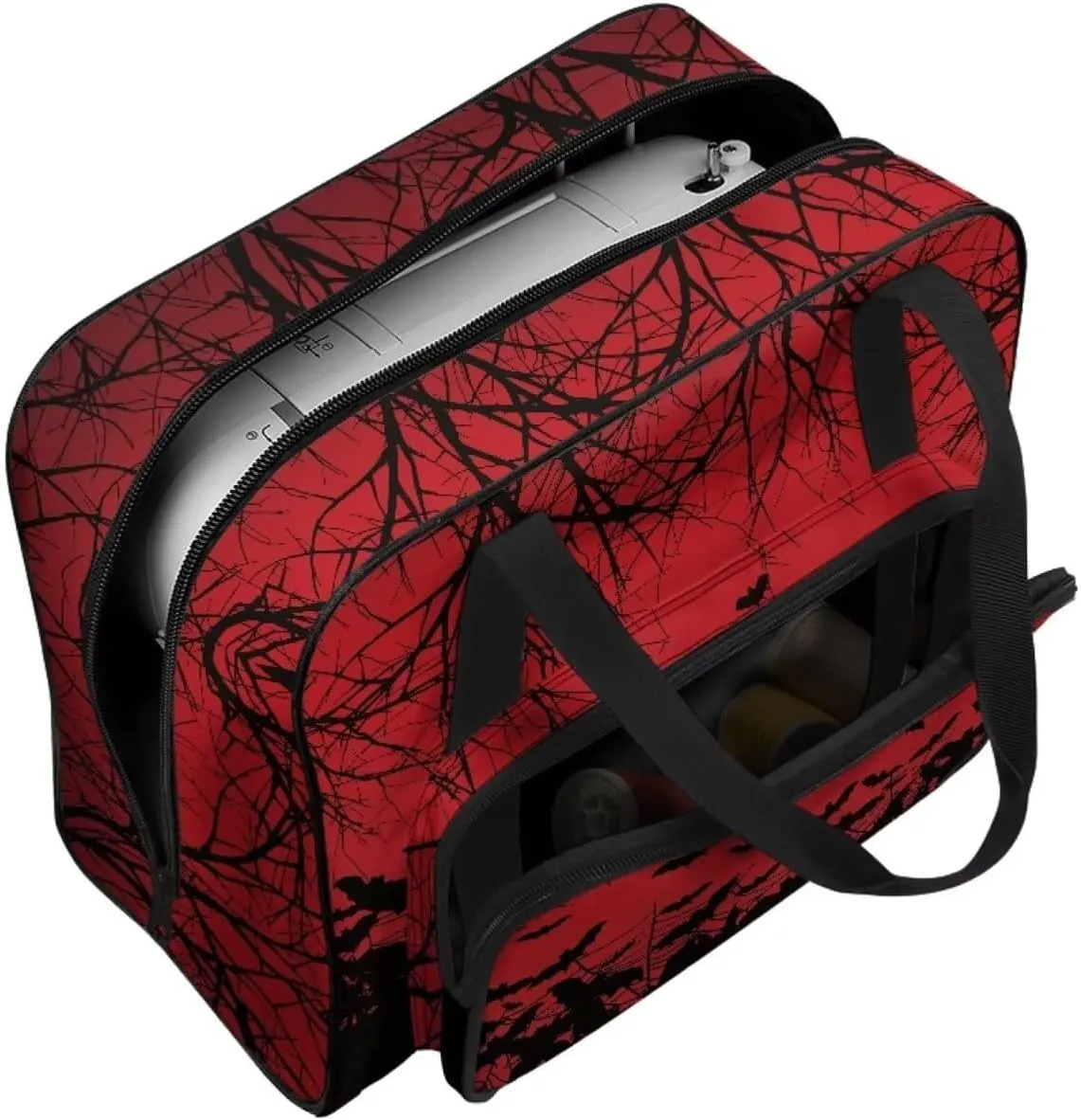 Sewing Machine Case Bat Sewing Machine Accessories for Most Standard Singer, Brother, Janome Halloween Decorations Indoor Hand Bag Tote