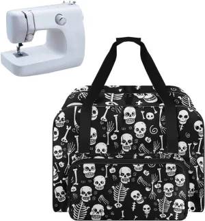 Sewing Machine Case Ghost Portable Sewing Machine Bag Suitable for Most Standard Singer, Brother, Janome, Purple Tote Bag