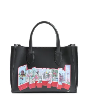 Shanghai Tote Medium-Black