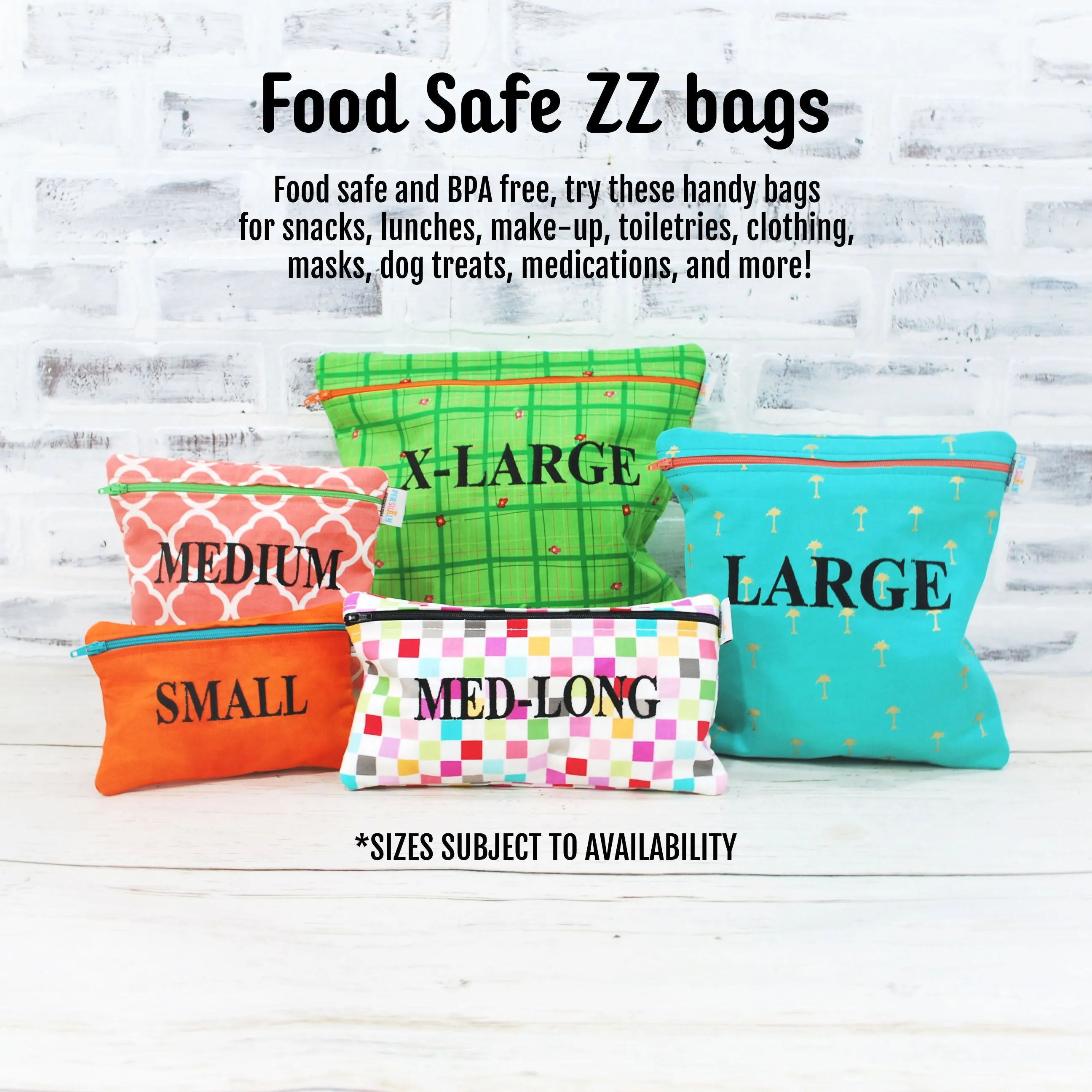 Shark and Minnows Personalized Reusable Food Bag
