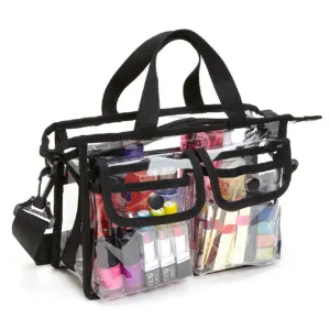 Shoulder Clear Transparent pvc Makeup Travel Bag