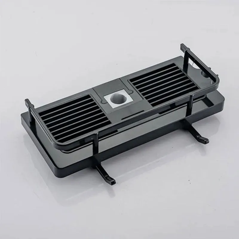 Shower rod storage rack