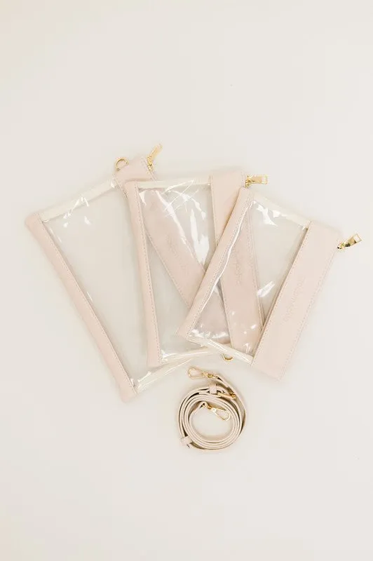 SIGNATURE CLEAR 3-PIECE TRAVEL COMETIC CONCERT
