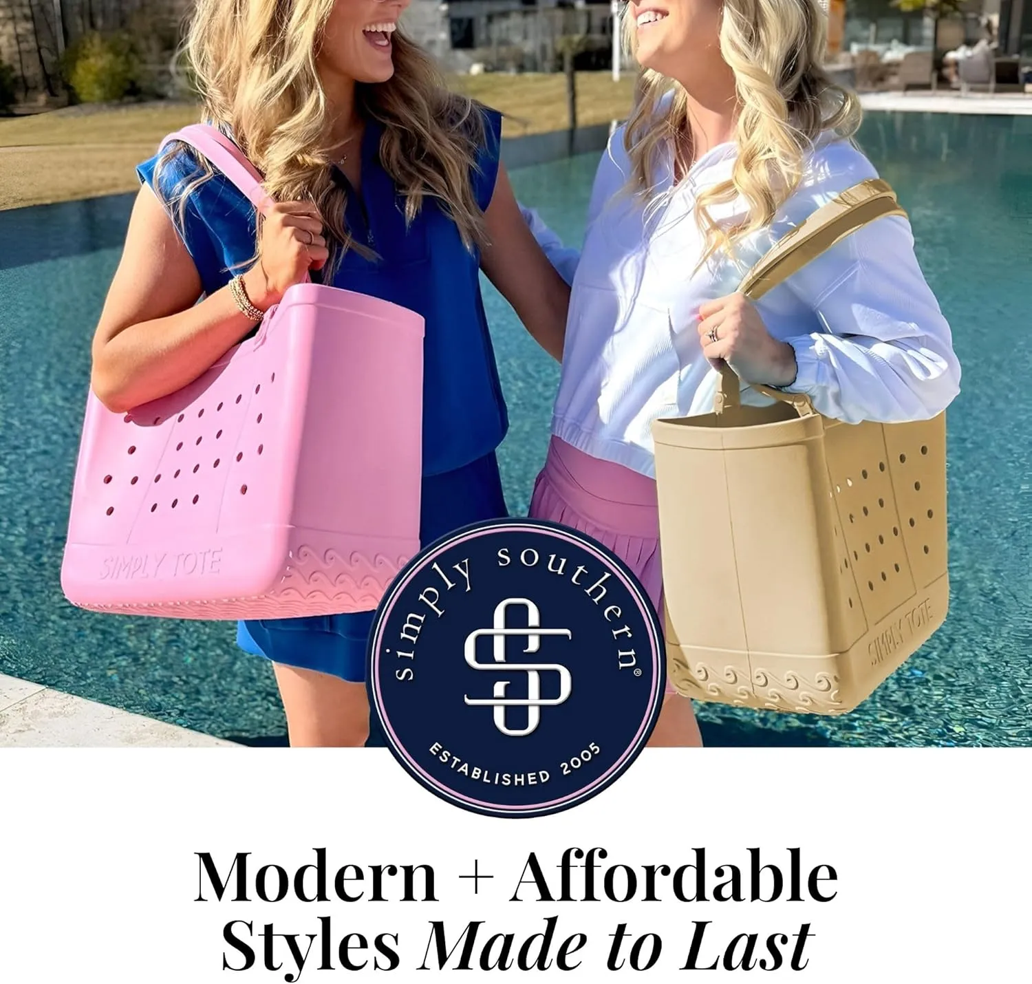 Simply Southern, Large Tote Bag