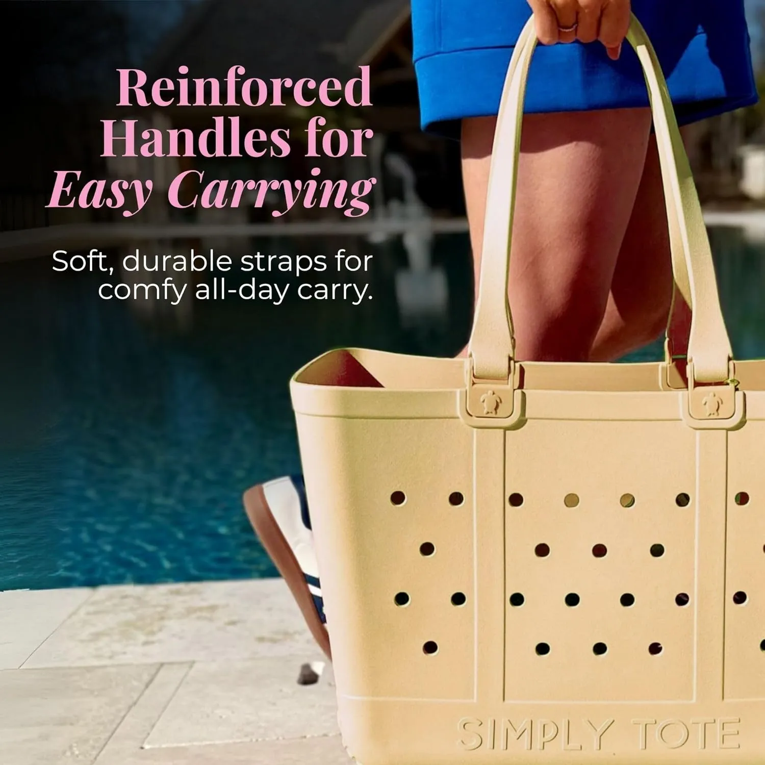 Simply Southern, Large Tote Bag