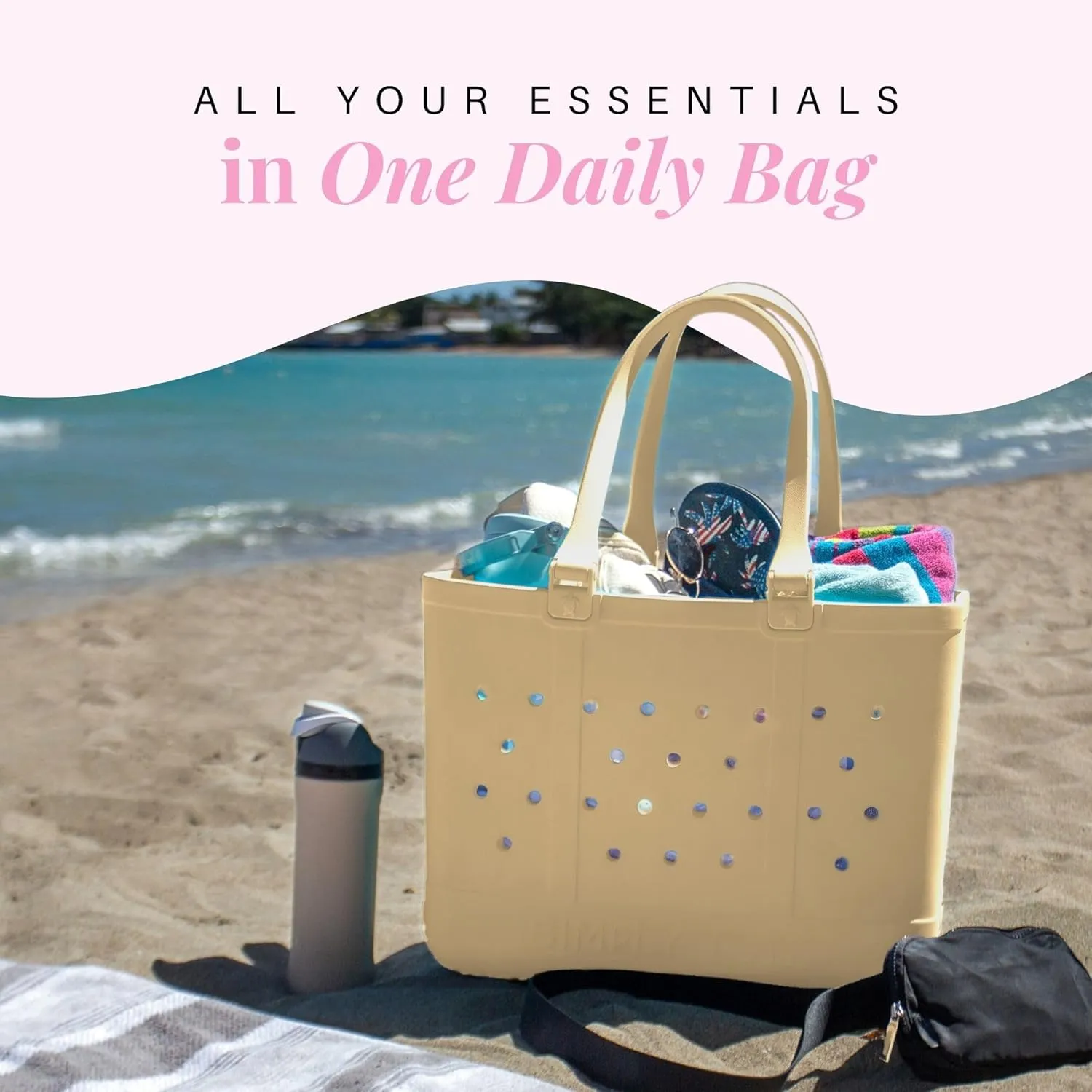 Simply Southern, Large Tote Bag
