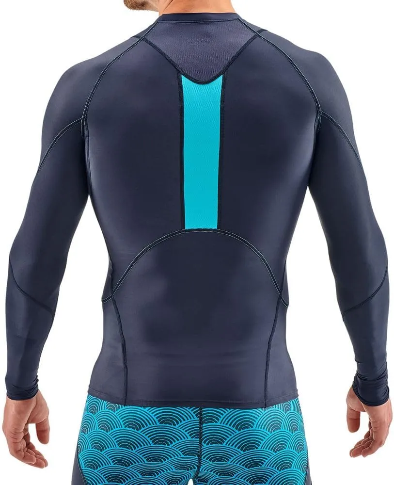 Skins Series-3 Men's Premium Compression Long Sleeve Shirt-Improved Circulation, Reduce Soreness for Lifting, Workouts