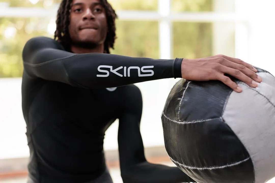 Skins Series-3 Men's Premium Compression Long Sleeve Shirt-Improved Circulation, Reduce Soreness for Lifting, Workouts
