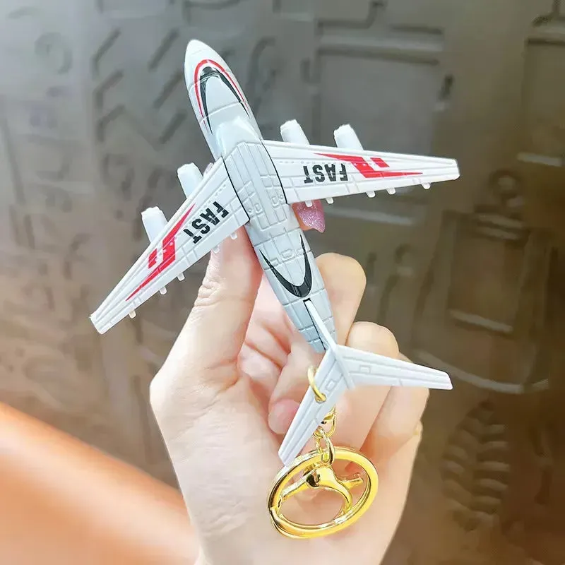 Skybound Simulation Fighter Plane Keychain