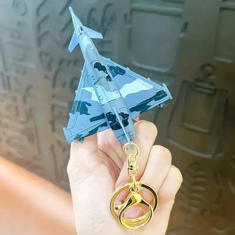 Skybound Simulation Fighter Plane Keychain