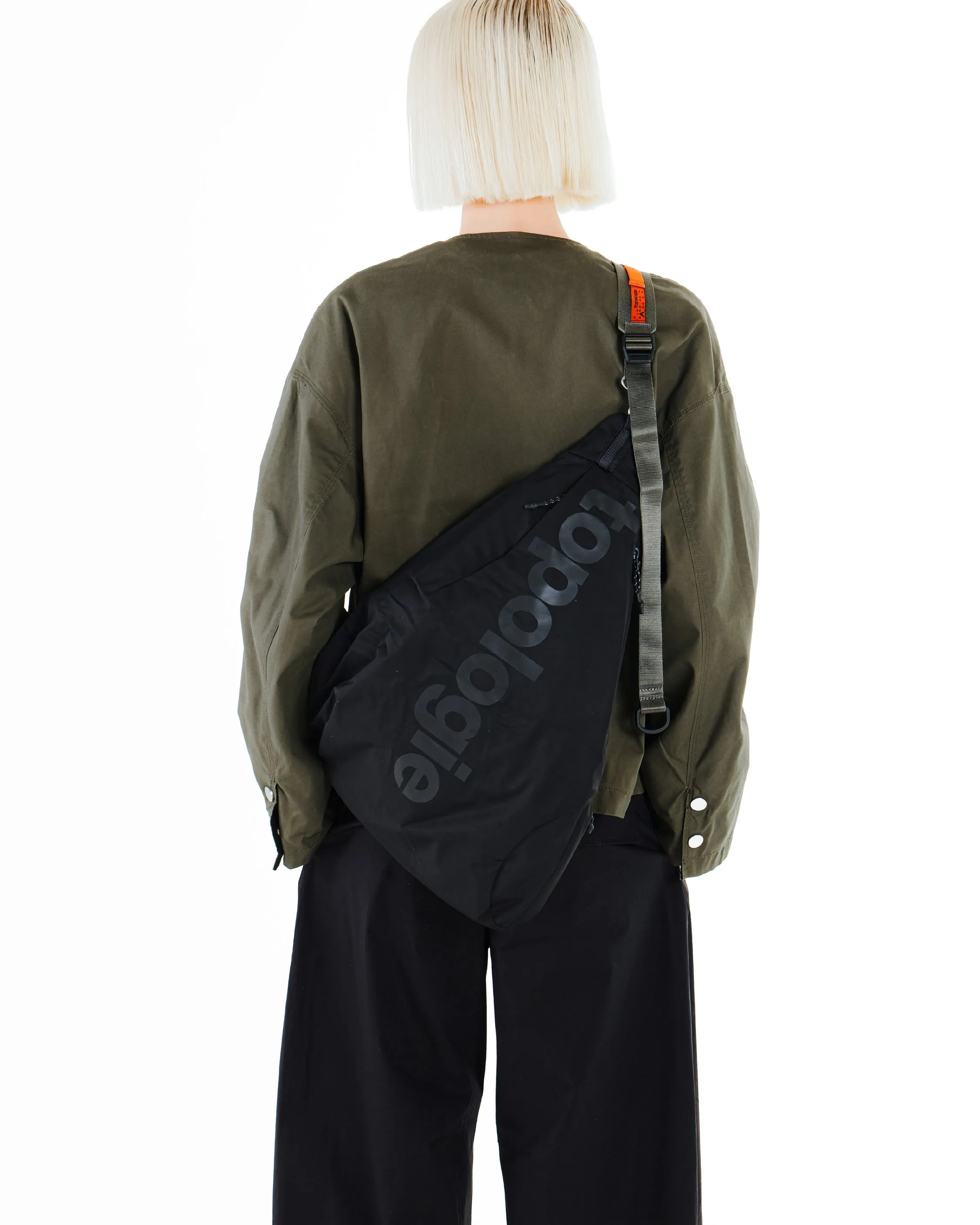 Sling Messenger Large / Black / Utility Sling Wide / Woods